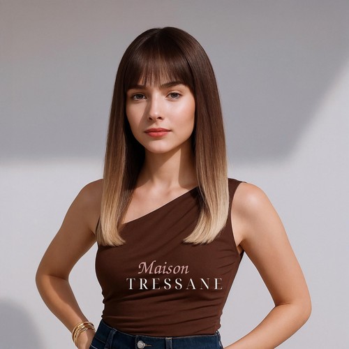 Perruque femme blond brun bob - blond,