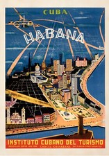 CUBA, HABANA, REPRO AFFICHE