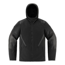 Icon Basehawk2 Veste En Cuir De Moto Route