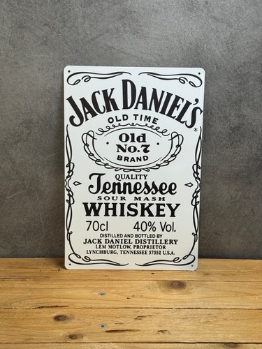 Plaque métal jack daniel - métal, daniel’s