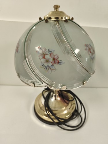 Lampe ancienne abat jour verre - abat-jour,