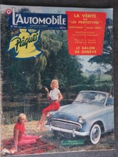 l'automobile numéro 144 salon de Genève Sunbeam Rapier, Dyna Panhard