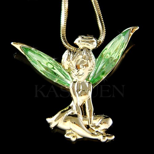Collier tinkerbell vert - tinkerbell, fait