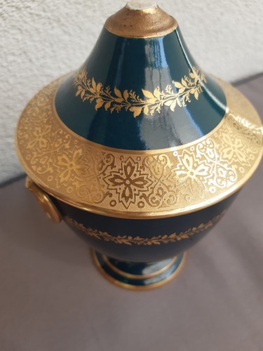 Rare pot couvert porcelaine - pot,