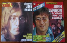 JOHN LENNON - Podium et Salut - NUMÉROS SPÉCIAUX Décembre 1980