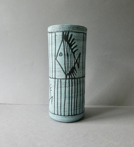Vase céramique signé - vase,