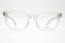 Lunettes Saint Laurent SL 471 Transparent Argent Oval Cadre De Lunettes Neuf
