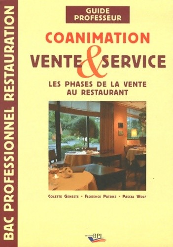 Coanimation vente service - vente,