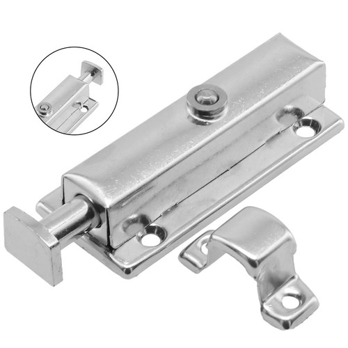 4in chrome argent coulissant - 4in,
