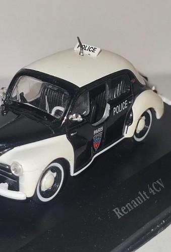Renault 4cv police - paris, 1/43