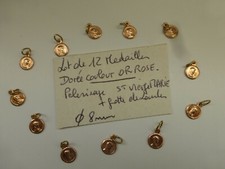 lot de 12 medaille pelerinage