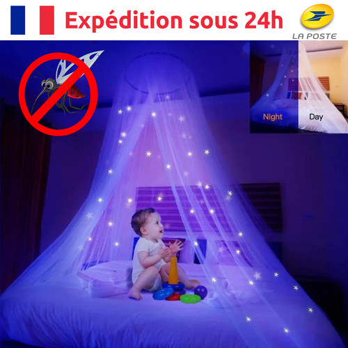 Moustiquaire avec étoiles - moustiquaire,