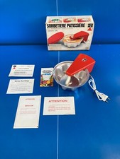 ? Sorbetière SEB Pâtissière machine a glace sorbets Moule décor vintage 70's N2