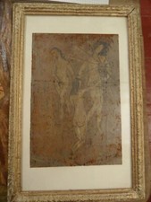 superbe tableau technique mixte signée J. AVIDOR 1981  belle encadrement