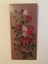 TABLEAU HUILE SUR BOIS SIGNÉ (2)