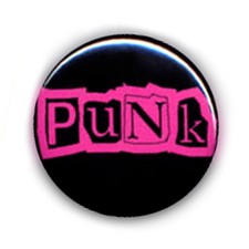 Badge PuNk retro logo pop rock oldie pistols vintage pins 80s button Ø25mm