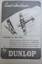 10/1945 PUB DUNLOP COMBINAISON