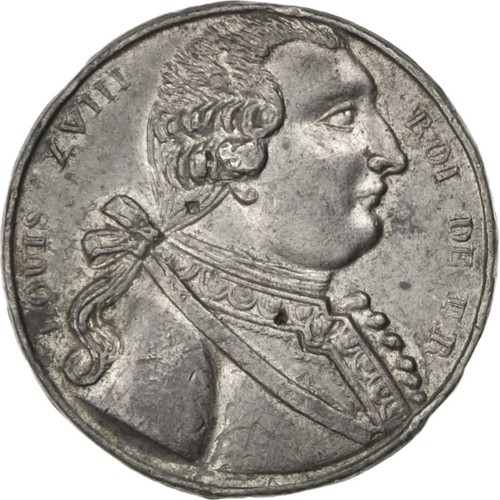 France medal louis - louis, xviii