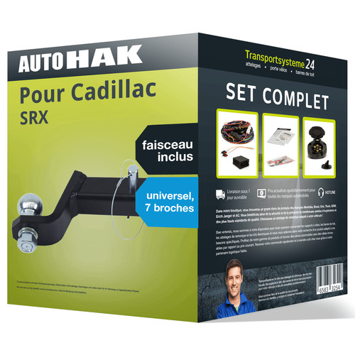 Attelage pour cadillac srx - pour, 09-