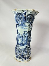 Ancien Vase en Faïence de Delft 18em