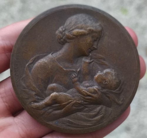 Médaille bronze art déco - bronze,
