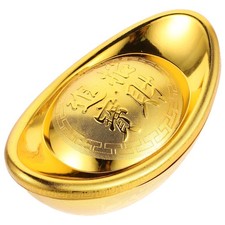 Yuan Bao doré chinois - Statuette Feng Shui de richesse - Ornement