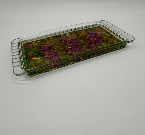 Plat rectangulaire laque - rectangulaire, line