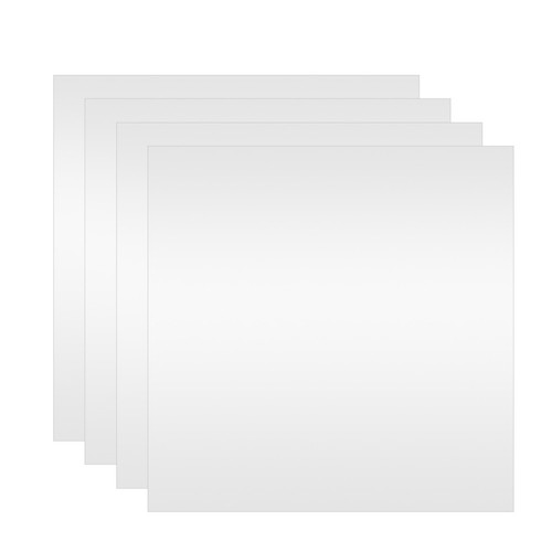 Pcs feuille miroir adhésif - feuille,