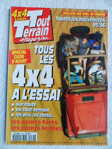 4x4 tout terrain 09 1995 - tout, n°74