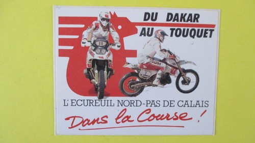 Sticker dakar au - au, touquet