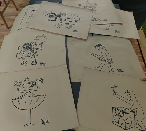 Dadzu lot grand dessin - grand,