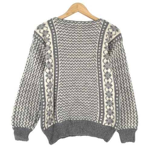 Pull nordique femme gris - pull,