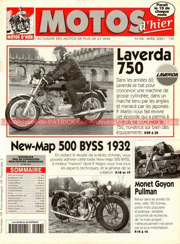 Motos hier laverda 750 - d'hier,