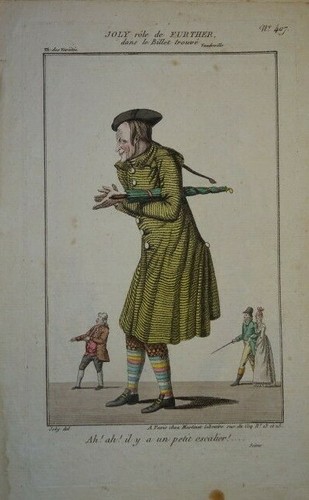 Gravure couleur mode - mode, costume