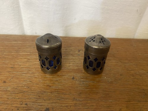 Paire saleron ancien - paire, metal