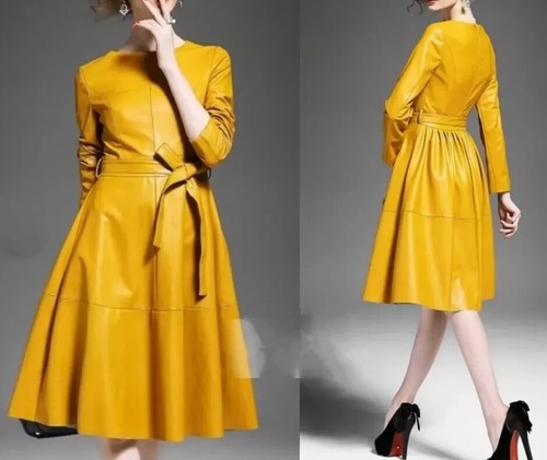 Nouvelle robe cuir crop - en,