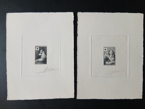épreuves artiste croix rouge