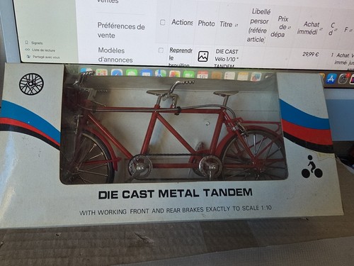 Die cast vélo tandem - cast, "