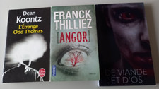 Lot de trois livres pocket