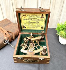 Sextant nautique en laiton