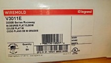 Wiremold V3011E 90 Deg Flat