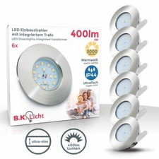3-6 Spots LED encastrable ultra-plat salle de bain IP44 lamp plafond à encastrer