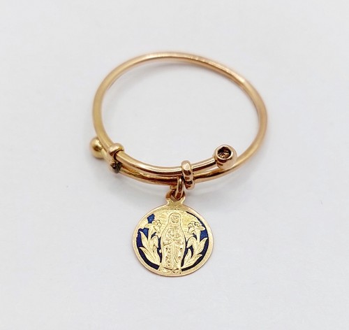 Bague antique rose 18k - or,