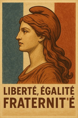 Affiche poster liberté - affiche,