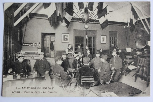 Cpa foyer soldat lyon - le, du