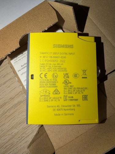 Siemens simatic 200sp di - et, f-di