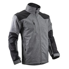 Blouson imperméable gris et