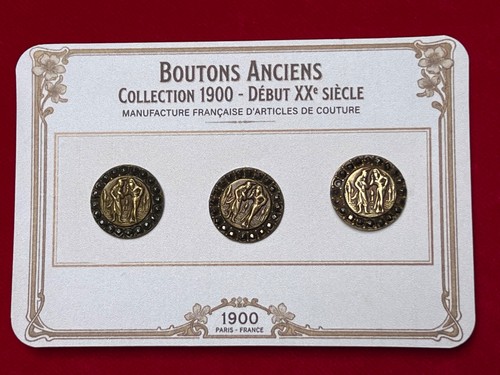 Lot boutons anciens de - 3,
