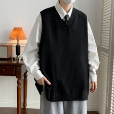 Hommes Habillé Gilet Tricot