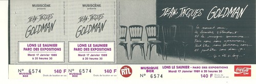 Rare ticket concert - ticket,